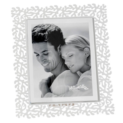 Arti e Mestieri - Corallo - Portafoto maxi dal design moderno - Colore: Bianco Marmo - SKU: 0PF5031C158