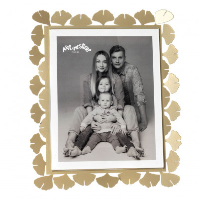 Arti e Mestieri - Ginkgo - Portafoto maxi in metallo di design - Foto 20x25 - SKU: 0PF5196