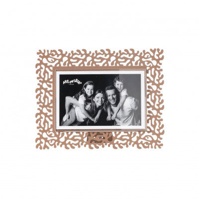Arti e Mestieri - Corallo - Portafoto piccolo orizzontale dal design moderno ed elegante - Colore: Moka - Foto 15x10 - SKU: 0PF5103C173