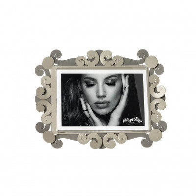 Arti e Mestieri - Koko - Portafoto piccolo orizzontale in metallo di design - Colore: Fango/Sabbia - Foto 10x15 - SKU: 0PF5209C201