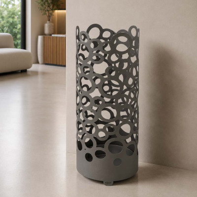 Arti e Mestieri Gas Portaombrelli in metallo dal design moderno Colore: Fango