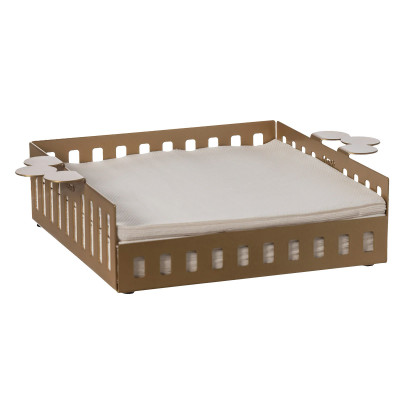 Arti e Mestieri - Old - Portatovaglioli grande in metallo dal design moderno ed elegante - SKU: 0VA3949