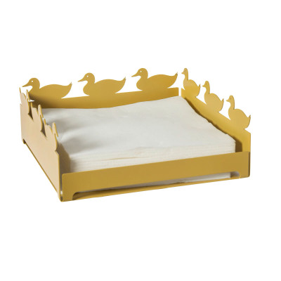  Arti e Mestieri - Duck - Portatovaglioli grande in metallo dal design particolare - SKU: 0VA5038 