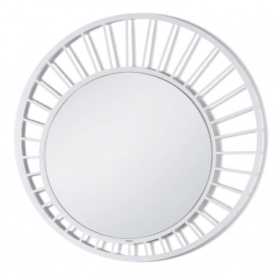 Arti e Mestieri - Ray - Specchio moderno da parete - Colore: Bianco Marmo - SKU: 0SP5155C158