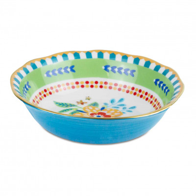 Baci Milano - Mamma Mia - Coppetta per frutta in porcellana "Fiore 2" - Colore: Multicolore - SKU: FRU1.MAM02