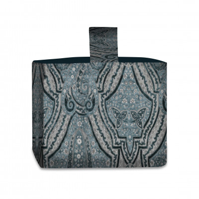 Baci Milano - Sartoria - Portariviste in velluto dal design moderno - Colore: Grigio - SKU: RACK.SAR03
