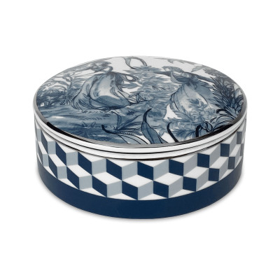 Baci Milano - Versailles - Scatola portagioie - Colore: Bianco/Blu - SKU: BOX.VER01