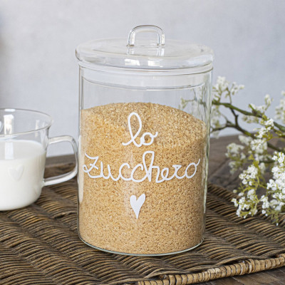  Simple Day - Lo Zucchero - Barattolo con coperchio ermetico in vetro - SKU: 10012249 