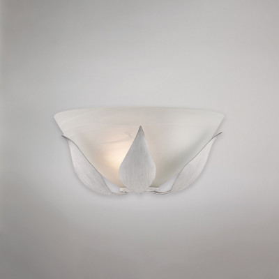 Be Light - Esse - Applique da parete classica in metallo con diffusore in vetro - 1 Lampadina E27 55W - IP20 - SKU: BL313-AP1