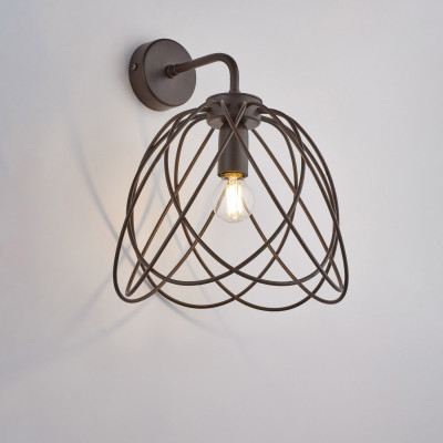 Be Light - Pagoda - Applique da parete moderna con struttura e diffusore in metallo - 1 Lampadina E14 42W - IP20 - SKU: BL298-AP1