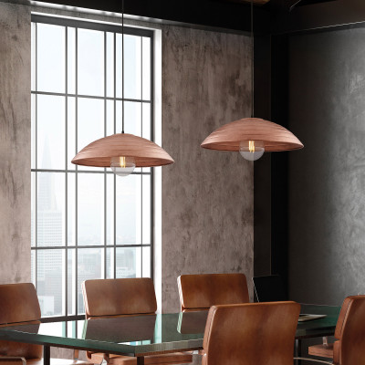 Be Light - Sender - Lampada a sospensione moderna con struttura e diffusore in metallo - 1 Lampadina E27 55W - IP20 - SKU: BL308-1