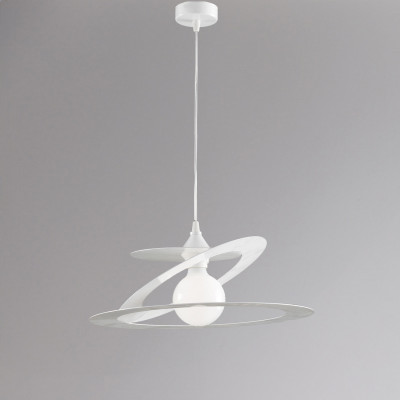 Be Light Geko Lampada a sospensione singola dalle linee moderne con struttura in metallo Colore: Bianco