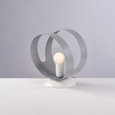 Be Light Peter Lampada da comodino con struttura moderna in metallo Colore: Grigio