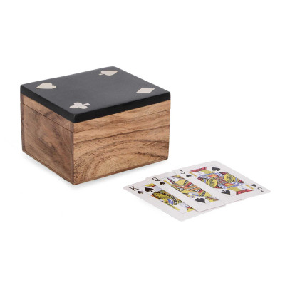  Bizzotto - Contenitore grande per carte da gioco - Colore: Nero - SKU: B0184774 