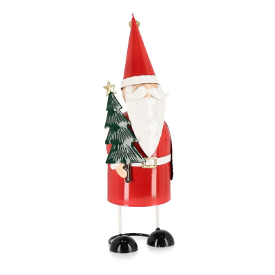  Bizzotto - Babbo Claus - Decorazione natalizia babbo natale in piedi - Colore: Rosso/Bianco - SKU: B0979605 