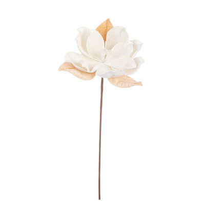 Bizzotto - Ertemios - Fiore artificiale magnolia ertemios h.50 - Colore: Avorio - SKU: B0976869
