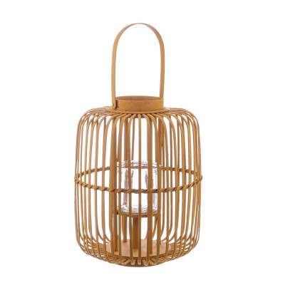  Bizzotto - Brielle - Lanterna grande con manico - Colore: Arancione - SKU: B0141364 