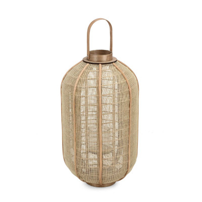 Bizzotto - Hamir - Lanterna grande in bambù - Colore: Legno - SKU: B0141632 