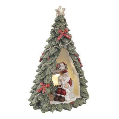  Bizzotto - Marien - Pino con all'interno babbo natale - Colore: Multicolore - SKU: B0935203 