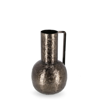 Bizzotto Lathe Vaso decorativo a forma bottiglia Colore: Antracite