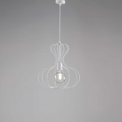 Be Light Titty Lampada a sospensione singola con struttura in metallo dalle linee moderne Colore: Bianco/Argento