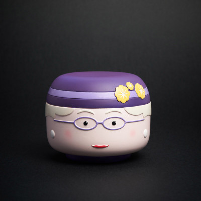 Blogo - Icons - Portagioie in resina dal design moderno The Queen - Colore: Viola - SKU: JEWCA-1053