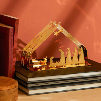 Alessi - Presepe in acciaio da collezione "Bark Crib" - SKU: BM09-