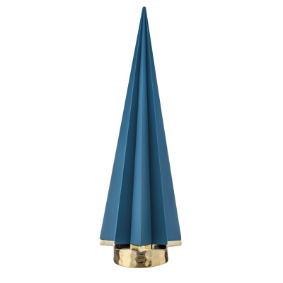 Bongelli Preziosi Albero di natale grande stilizzato in marmorino Colore: Blu
