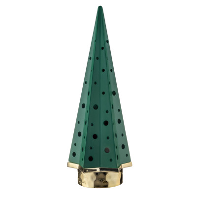 Bongelli Preziosi Albero di natale piccolo stilizzato in marmorino con led Colore: Verde