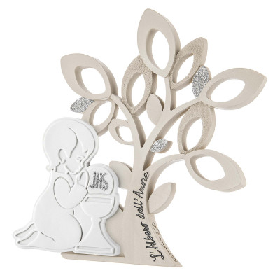 Bongelli Preziosi - Bomboniera per comunione - Scultura da tavolo con albero della vita bambino - SKU: ME2385/
