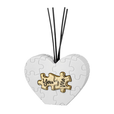  Bongelli Preziosi - Puzzle - Bottiglia profumatore con bastoncini a forma di cuore - SKU: ME2704 