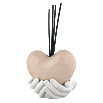 Bongelli Preziosi Mani Cuore Bottiglia profumatore in marmorino Colore: Rosa