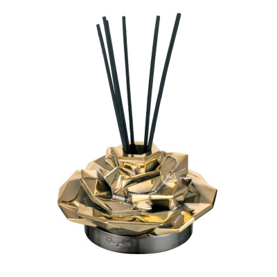 Bongelli Preziosi Bottiglia profumatore media dal design moderno con bastoncini Colore: Oro