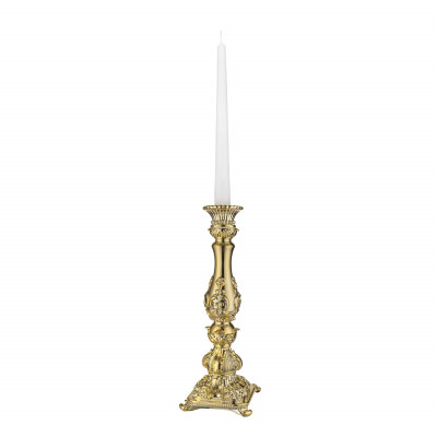 Bongelli Preziosi Flame Candelabro alto in marmorino dal design moderno ed elegante Colore: Oro