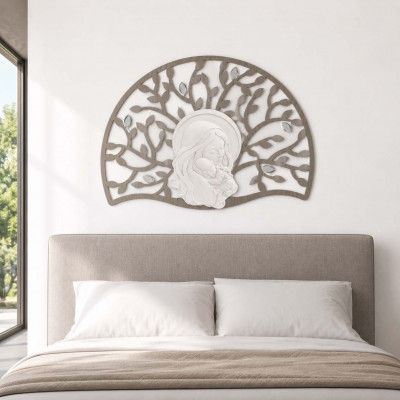 Bongelli Preziosi - Capezzale con la maternità per camera da letto in stile moderno - Colore: Rovere Breeze - SKU: ME1627/RO