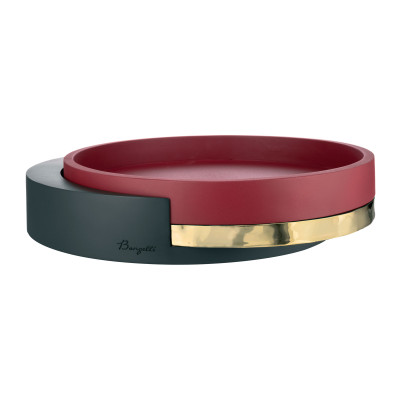 Bongelli Preziosi Centrotavola grande in marmorino dal design moderno Colore: Rosso