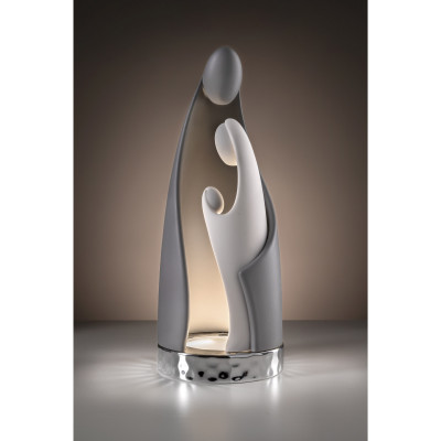 Bongelli Preziosi Lampada a led grande con sacra famiglia Colore: Grigio