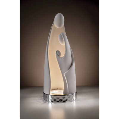Bongelli Preziosi Lampada a led piccola con sacra famiglia Colore: Argento