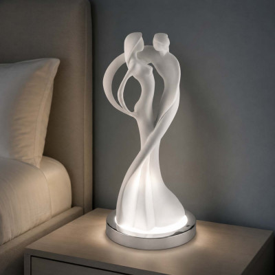 Bongelli Preziosi Lampada da comodino LED Innamorati Colore: Bianco