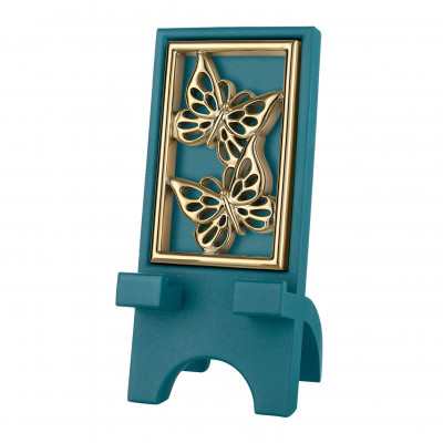 Bongelli Preziosi Portacellulare elegante con farfalle in rilievo Colore: Ottanio