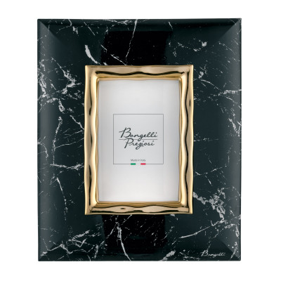 Bongelli Preziosi - Portafoto con cornice in marmo dal design moderno - Foto 13x18 - SKU: ME2470
