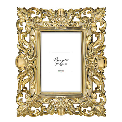 Bongelli Preziosi - Barocco - Portafoto da tavolo in stile barocco in marmorino dal design moderno ed elegante - Foto 13x18 - SKU: ME2356/