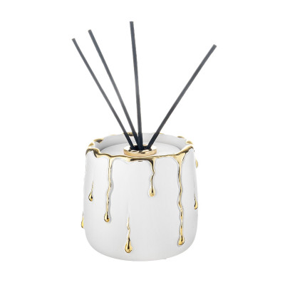  Bongelli Preziosi - Rugiada - Profumatore con bastoncini in marmorino con decori a goccia design elagante - SKU: ME2688 