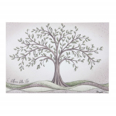  Bongelli Preziosi - Quadro moderno con albero della vita 80x56 - Colore: Verde - SKU: ME2099/4V 