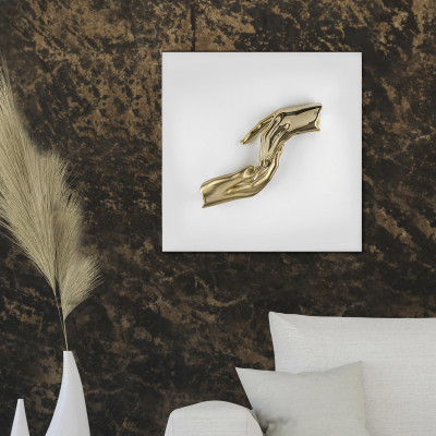  Bongelli Preziosi - Mani - Quadro con pannello in legno e raffigurazione in marmorino - SKU: ME2616 