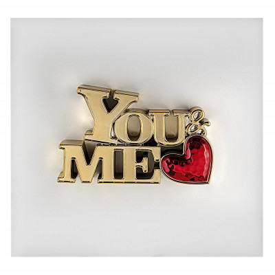  Bongelli Preziosi - You and Me - Quadro con pannello in legno e scritta in marmorino - SKU: ME2655/2 