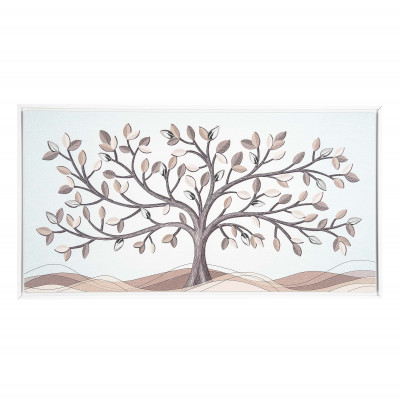Bongelli Preziosi - Albero della Vita - Quadro da parete piccolo in legno dal design moderno ed elegante - Colore: Nocciola - SKU: ME2461/2N