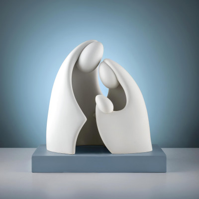 Bongelli Preziosi Scultura con la natività natalizia dal design moderno Colore: Carta da Zucchero