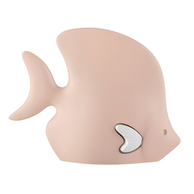 Bongelli Preziosi Scultura da tavolo media in marmorino dal design moderno pesce Colore: Cipria