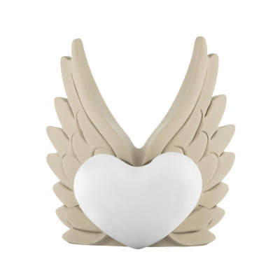 Bongelli Preziosi Cuore Ali Scultura dal design moderno Colore: Nocciola/Bianco